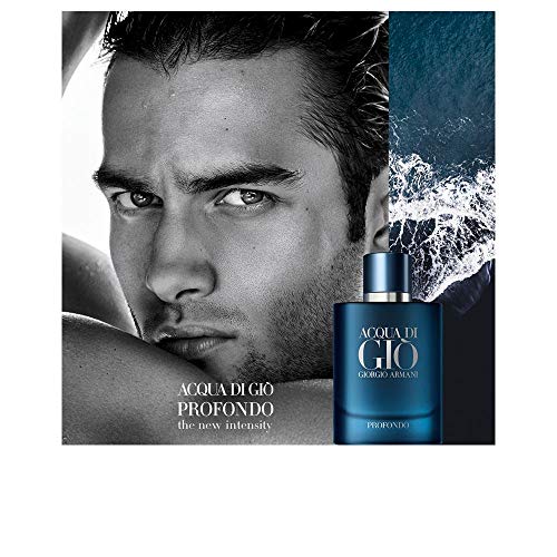 GIORGIO ARMANI ACQUA DI GIO Profondo Eau DE Parfum 125ML VAPORIZADOR Unisex Adulto, Negro, Único