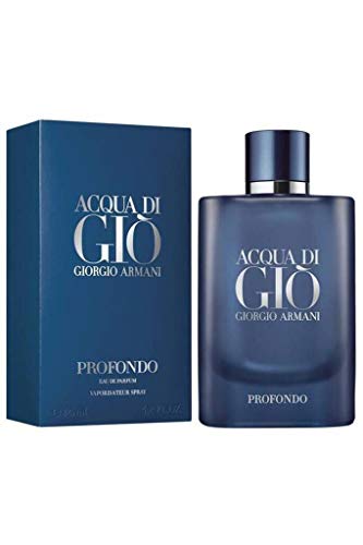 GIORGIO ARMANI ACQUA DI GIO Profondo Eau DE Parfum 125ML VAPORIZADOR Unisex Adulto, Negro, Único