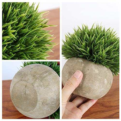 GoMaihe Plantas Artificiales Plásticas de Maceta, 3Piezas, Planta Artificial Decorativa, Adecuado para El Hogar Oficina Decoración Jardín Baño Cocina Balcón Planta Falsa Decorativas