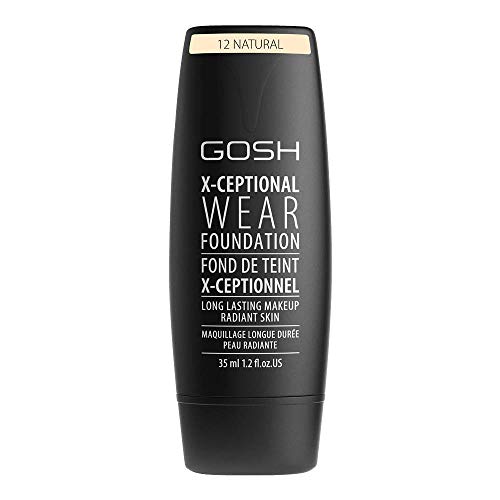 Gosh X-Ceptional Wear Foundation Long Lasting Makeup #12-Natural 50 ml