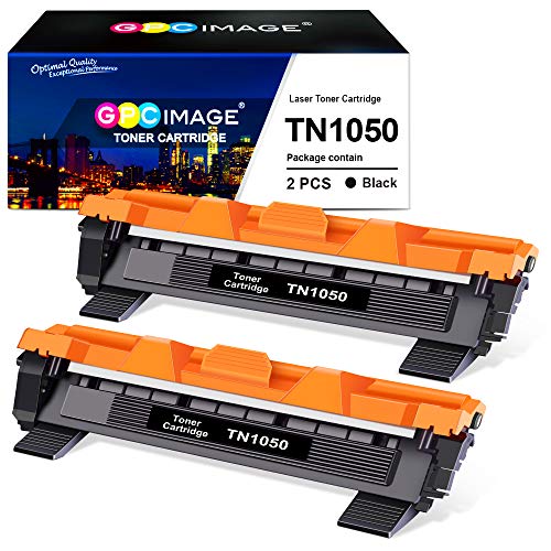 GPC Image TN1050 Cartuchos de Tóner reemplazo Compatible para Brother DCP-1510 DCP-1512 HL-1110 HL-1210W DCP-1612 DCP-1610W HL-1112 MFC-1810 MFC-1910W Impresora (1000 páginas)