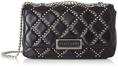 Guess Kiki Crossbody Flap, bolso bandolera para Mujer, Multicolor (Crystal), 15x15x25 Centimeters (W x H x L)