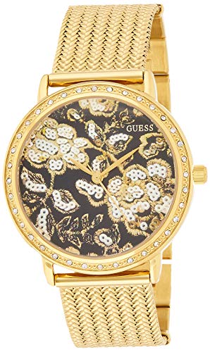 Guess Reloj Análogo clásico para Mujer de Cuarzo con Correa en Acero Inoxidable W0822L2