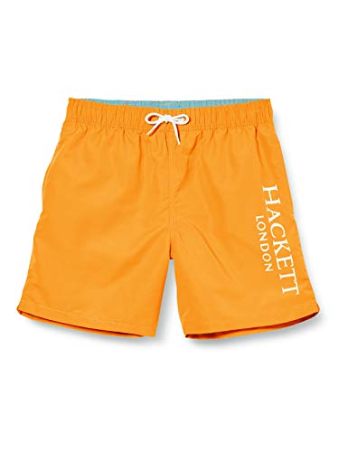 Hackett London Logo Volley B Bañador, Naranja (135orange 135), 104 (Talla del Fabricante: K05) para Niños