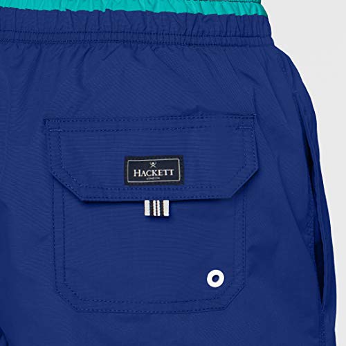 Hackett N1 Volley Pantalones Cortos, Azul (593royal Blue 593), L para Hombre