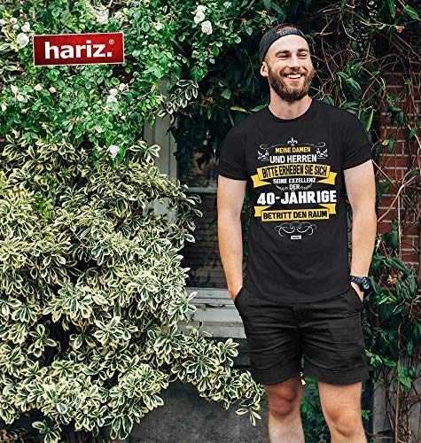 Hariz – Camiseta para hombre y mujer, el 40 años de edad, con tarjeta de regalo verde oscuro L