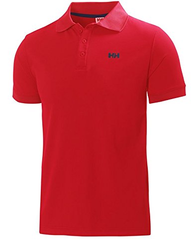 Helly Hansen New Driftline Polo - Polo para hombre, color rojo grosella (redcurrant), talla S