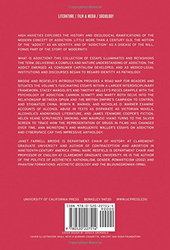 High Anxieties: Cultural Studies in Addiction