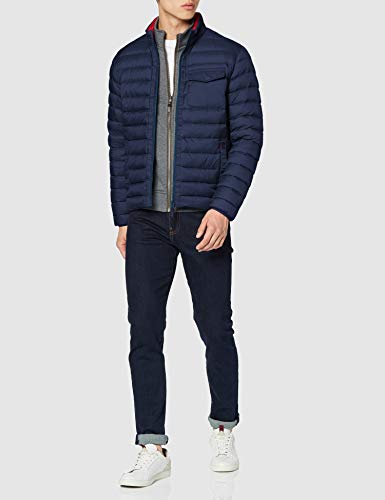 HKT by Hackett Hkt Ltweight Down Jkt Chaqueta, (Navy 595), Medium para Hombre