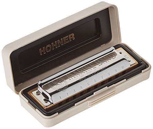 Hohner Marine Band 1896 - Armónica de Blues, Cuerpo Madera, 3 octavas, 10 Agujeros, 1 Pieza