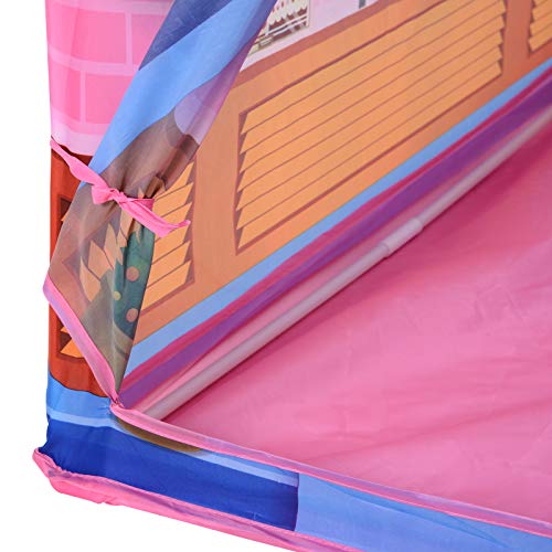 HOMCOM Tienda de Juego de Niños Dulcería para Jugar Zona Infantil Educativo Estable Fácil de Montar Regalo para Niños 93x69 x103cm Rosado