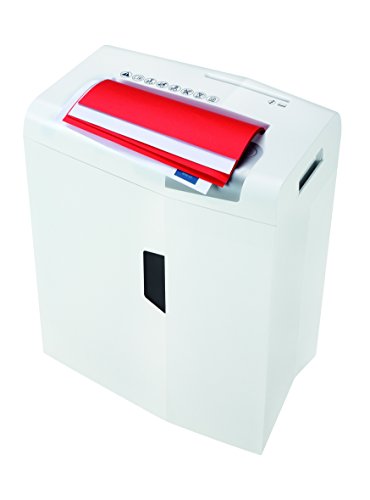 HSM shredstar X10 - Destructora de documentos, 4x5x30 mm, color blanco plata