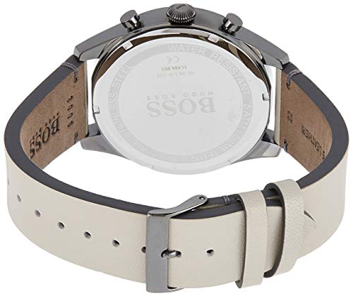 Hugo BOSS Reloj Analógico para Hombre de Cuarzo con Correa en Cuero 1513710