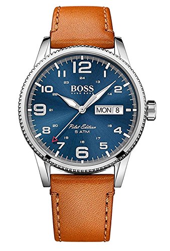 Hugo BOSS Reloj Análogo clásico para Hombre de Cuarzo con Correa en Cuero 1513331