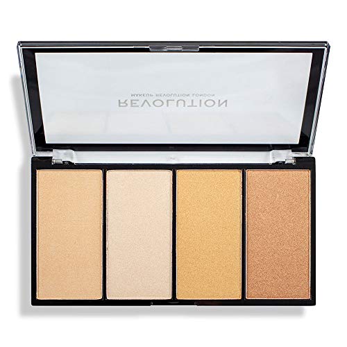 I HEART REVOLUTION RE-LOADED LUSTRE LIGHT WARM PALETA ILUMINADORES 5 GR