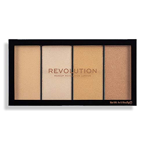 I HEART REVOLUTION RE-LOADED LUSTRE LIGHT WARM PALETA ILUMINADORES 5 GR