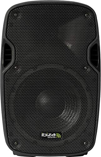 Ibiza - XTK8A - Bafles de Sonido con ABS Activo, 8” / 200 W, Color Negro