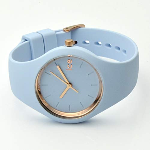 Ice-Watch - ICE glam pastel Lotus - Reloj blu para Mujer con Correa de silicona - 001063 (Small)