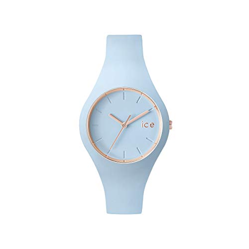 Ice-Watch - ICE glam pastel Lotus - Reloj blu para Mujer con Correa de silicona - 001063 (Small)