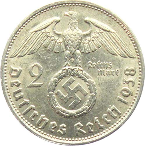 IMPACTO COLECCIONABLES Monedas Antiguas - Alemania, 2 Marcos 1934. La Plata del Tercer Reich