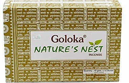 Incienso Goloka Nature´s Nest - 12 Cajas x 15g -