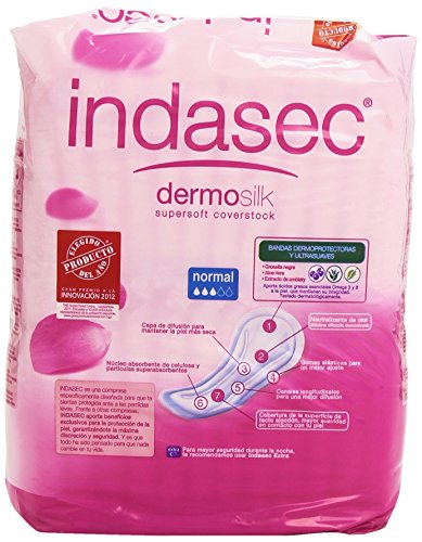 Indasec Discreet Compresa Incontinencia Normal - 24 Unidades