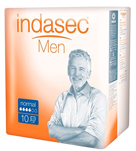 Indasec Men Absorbente Masculino Normal - 10 Unidades