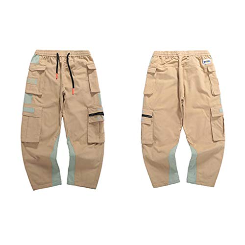 Irypulse Pantalones de Carga Hombre Chino Casual Deportivos, Pantalón Cargo Moda Callejera Urbana para Adolescentes, Jóvenes y Niños, Pantalone de Trabajo Recto Holgado - Diseño Original