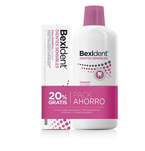 Isdin Bexident Dientes Sensibles Pack ahorro 20% EXTRA Colutorio 500ml+Pasta 75ml