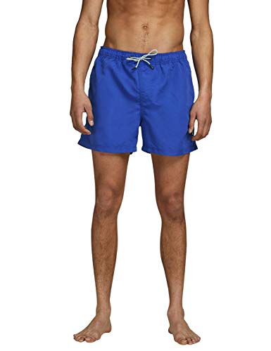 Jack & Jones JJIARUBA JJSWIM Shorts AKM STS Bañador para Hombre, Surf The Web, L