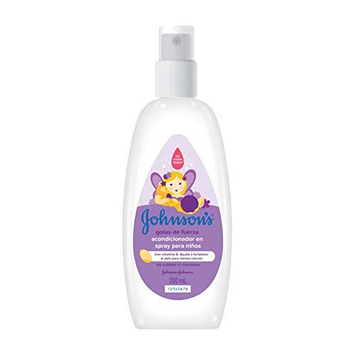 JOHNSON'S acondicionador gotas de fuerza spray 200 ml