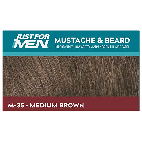 Just For Men Brush-In Color Gel Mustache & Beard Medium Brown M-35