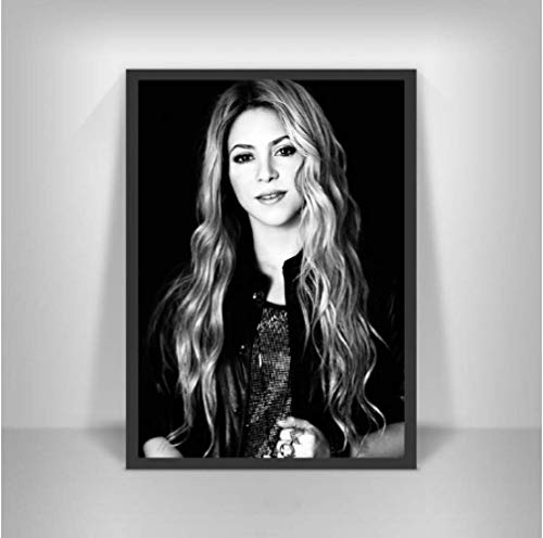 JYSHC Imprimir En Lienzo Shakira Latin Rock Alternative Singer Female Wall Art Prints Canvas Canvas Posters para Niñas Decoración De La Habitación Nv90Yz 40X60Cm Sin Marco