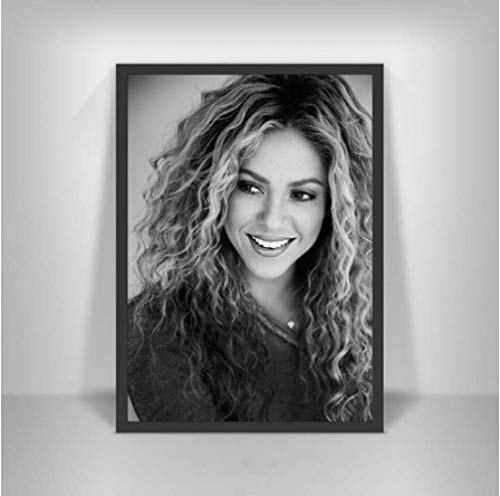 JYSHC Imprimir En Lienzo Shakira Latin Rock Alternative Singer Female Wall Art Prints Canvas Picture Posters para Niñas Decoración De La Habitación Nv85Yz 40X60Cm Sin Marco