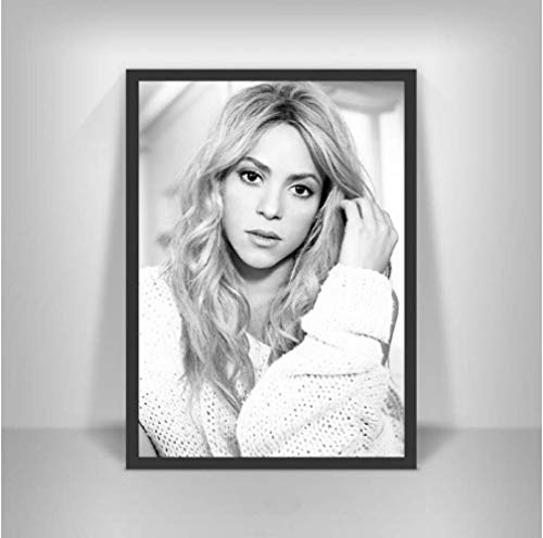 JYSHC Imprimir En Lienzo Shakira Latin Rock Alternative Singer Female Wall Art Prints Canvas Picture Posters para Niñas Decoración De La Habitación Nv86Yz 40X60Cm Sin Marco