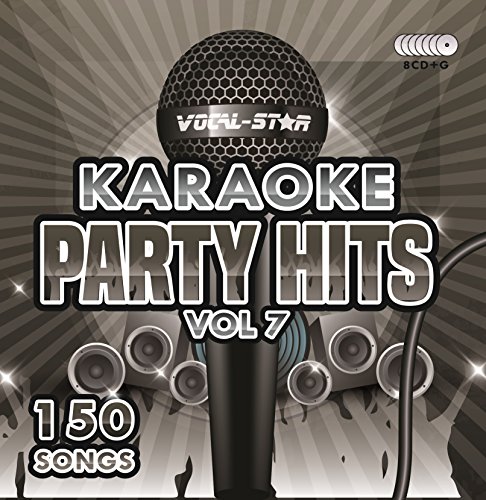 Karaoke Party Hits Vol 7 CDG CD+G Disc Set - 150 Songs on 8 Discs Including The Best Ever Karaoke Tracks Of All Time (Elvis Presley ,Little Mix, Lady Gaga, Bruno Mars, One Direction & much more