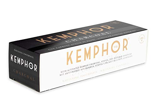 Kemphor - Pasta de dientes blanqueadora Carbón Activo