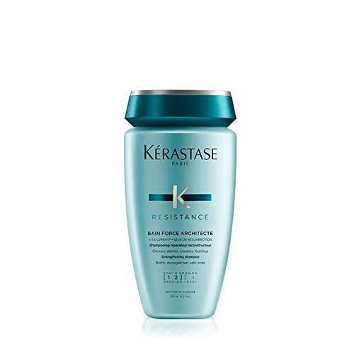 Kérastase Resistance Bain Force Architecte, Trattamento per Capelli Molto Rovinati, 250 ml