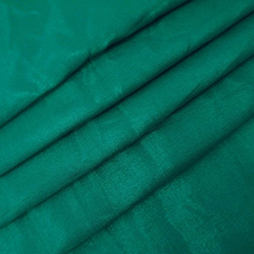 Knitwit 42"De Ancho Shantung Diseñador Tela Vestido Verde Vestido De Novia Tejido Sólido por El Patio