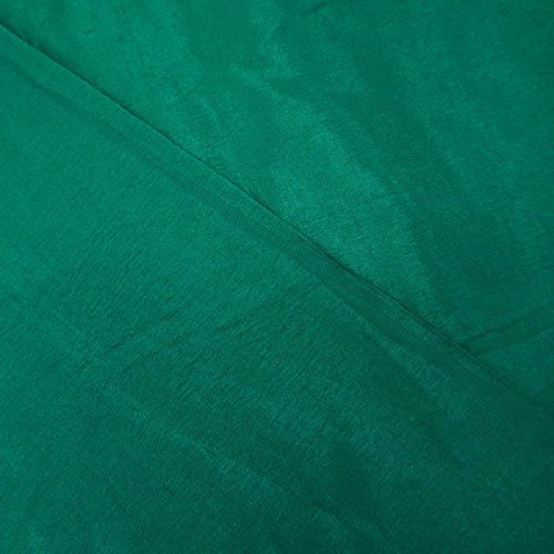 Knitwit 42"De Ancho Shantung Diseñador Tela Vestido Verde Vestido De Novia Tejido Sólido por El Patio