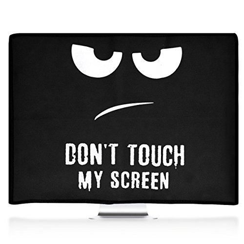 kwmobile Funda Compatible con Monitor de 31-32" - Cubierta Anti Polvo para Pantalla - Protector Don't Touch my Screen