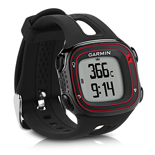 kwmobile Pulsera Compatible con Garmin Forerunner 10/15 - Brazalete de Silicona en Negro sin Fitness Tracker