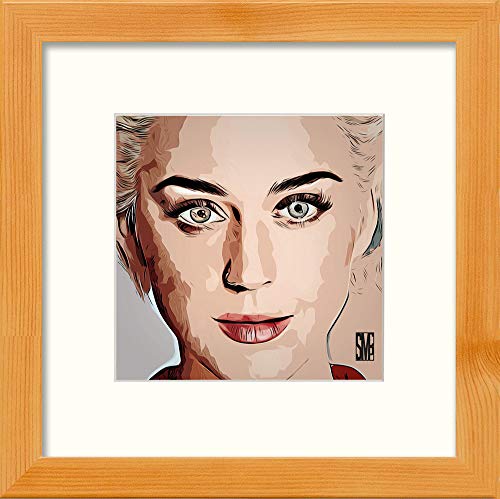 L Lumartos Katy Perry - Cuadro Decorativo para Pared (30,5 x 30,5 cm), diseño de Acuarelas