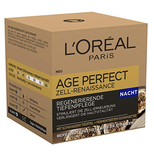 L 'Oréal Paris Age Perfect Zell Renaissance 8778556 Profundidad Cuidado Noche, 50 ml