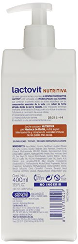 Lactovit Leche Corporal Nutritivo para Piel Normal-Seca - 400 ml