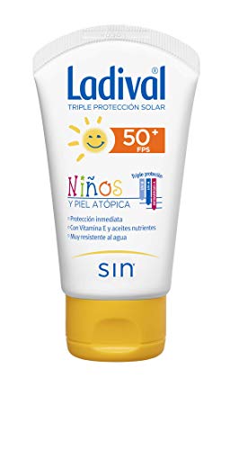 Ladival Protector Solar FPS 50+ resistente al agua para niños y piel atópica en crema - 75ml