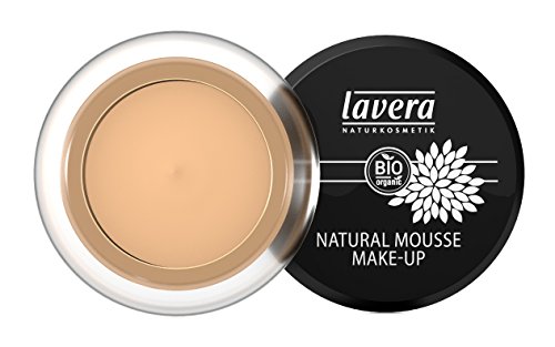 lavera Maquillaje mousse natural -Honey 03- vegano - cosméticos naturales 100% certificados - 15 gr