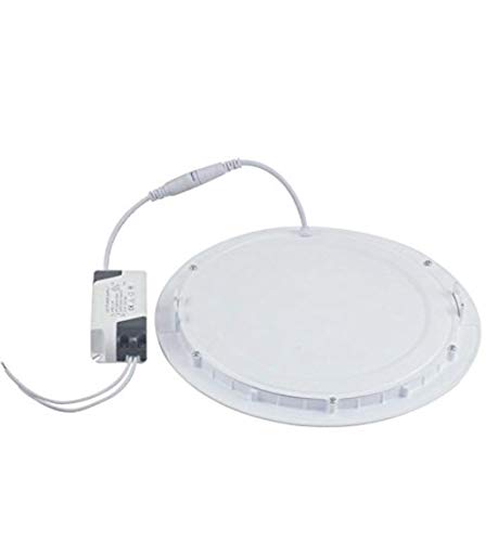 LED ATOMANT, S.L. Pack 10X Panel Downlight D Redondo Plano, 18 W, Blanco, 10