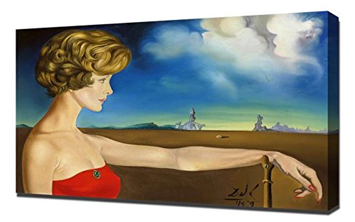 Lilarama Salvador Dali Jeune Femme Dans Un Paysage - Canvas Art Print Reproduction