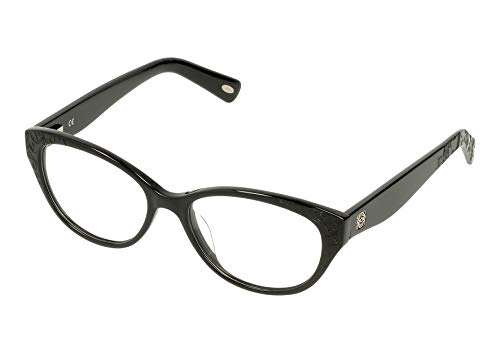 Loewe VLW872M530700 Monturas de gafas, Shiny Black, 55 Unisex